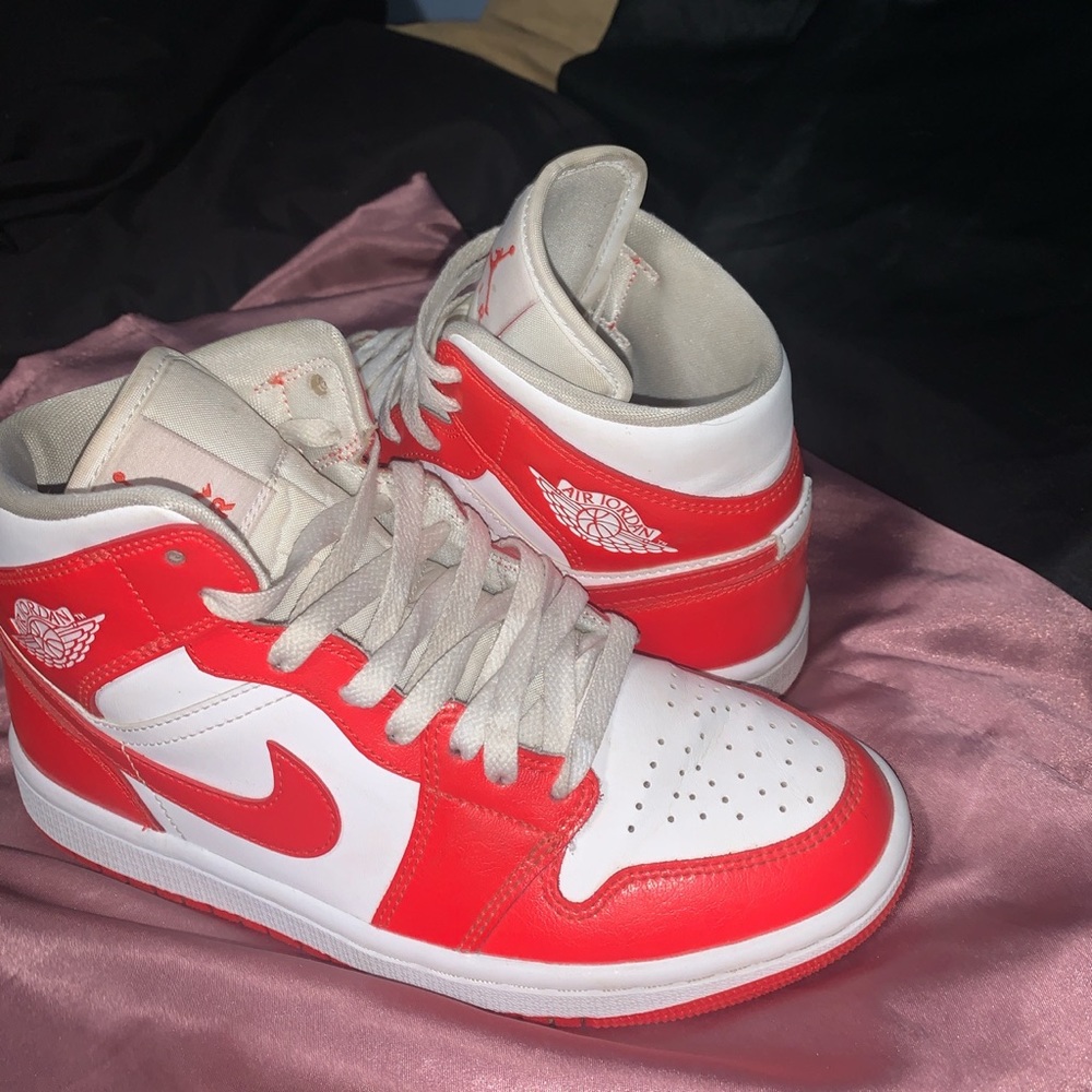 Habanero red Jordan ones